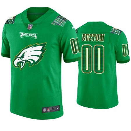 Miesten Philadelphia Eagles NFL Pelipaita Custom Kelly vihreä St. Patricks Day